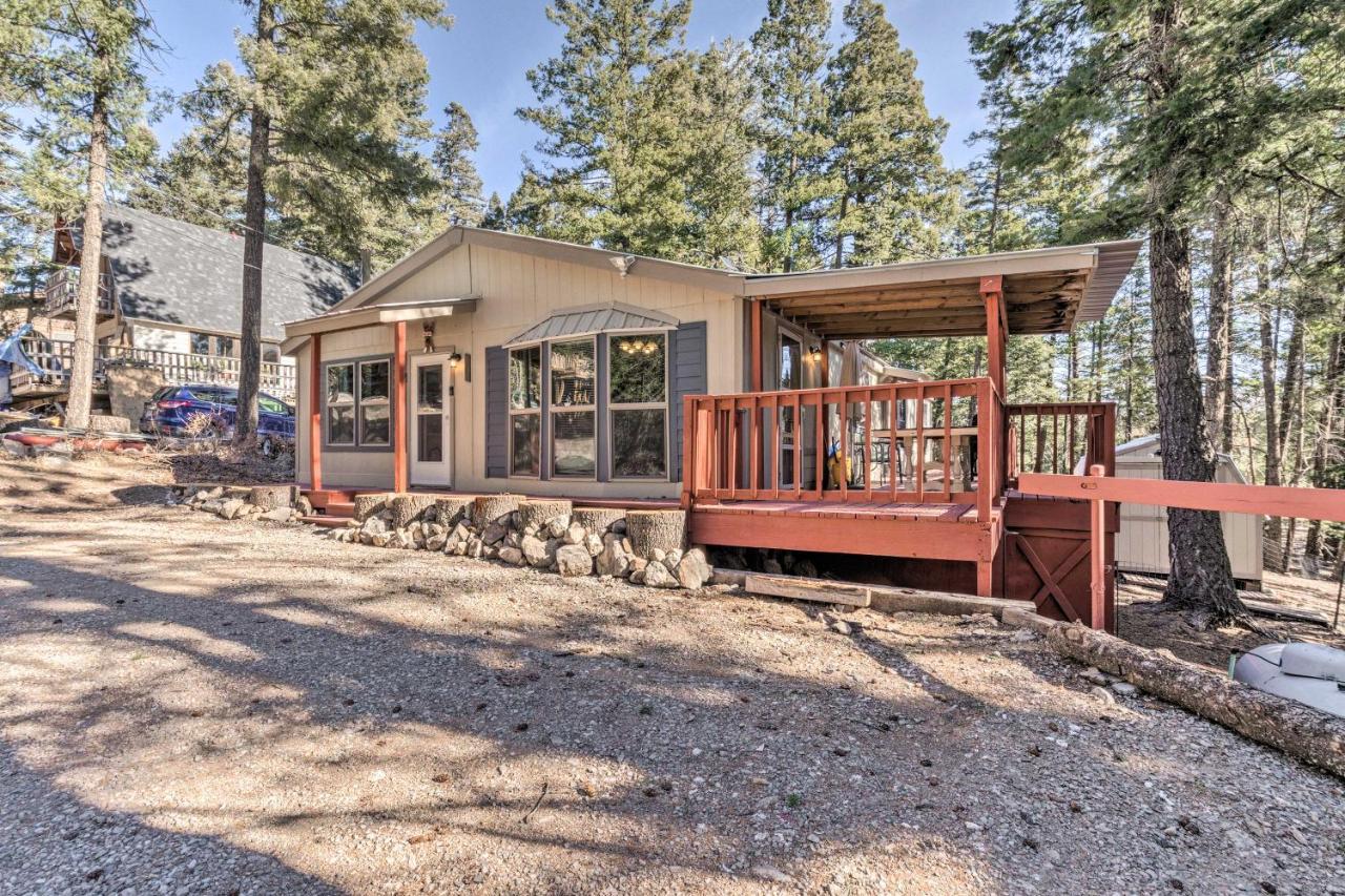 Relaxing Lincoln Forest Retreat With Wraparound Deck Cloudcroft Luaran gambar