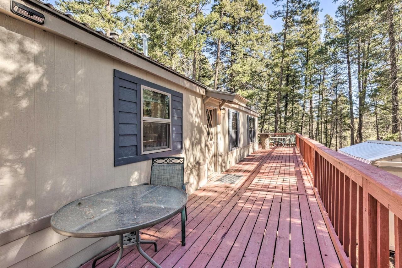 Relaxing Lincoln Forest Retreat With Wraparound Deck Cloudcroft Luaran gambar