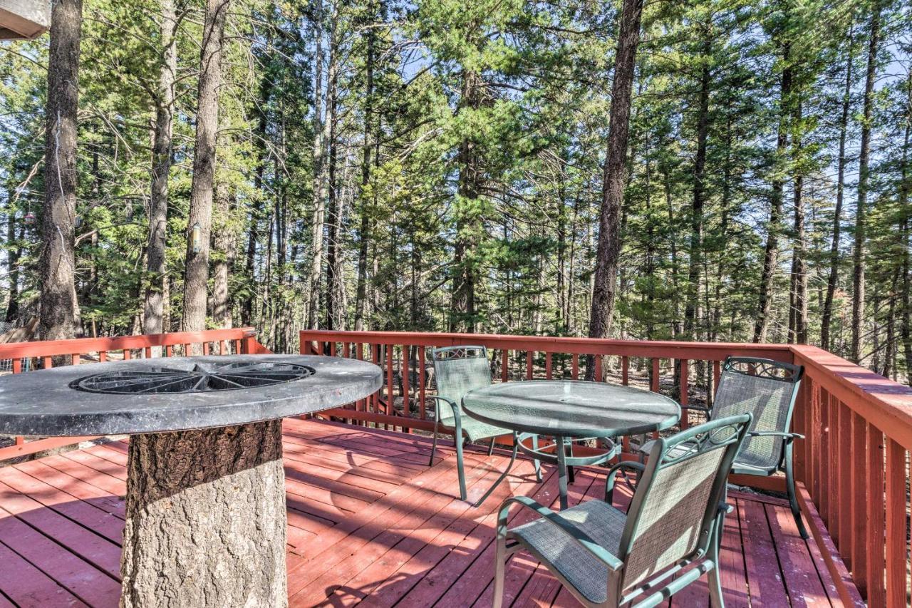 Relaxing Lincoln Forest Retreat With Wraparound Deck Cloudcroft Luaran gambar